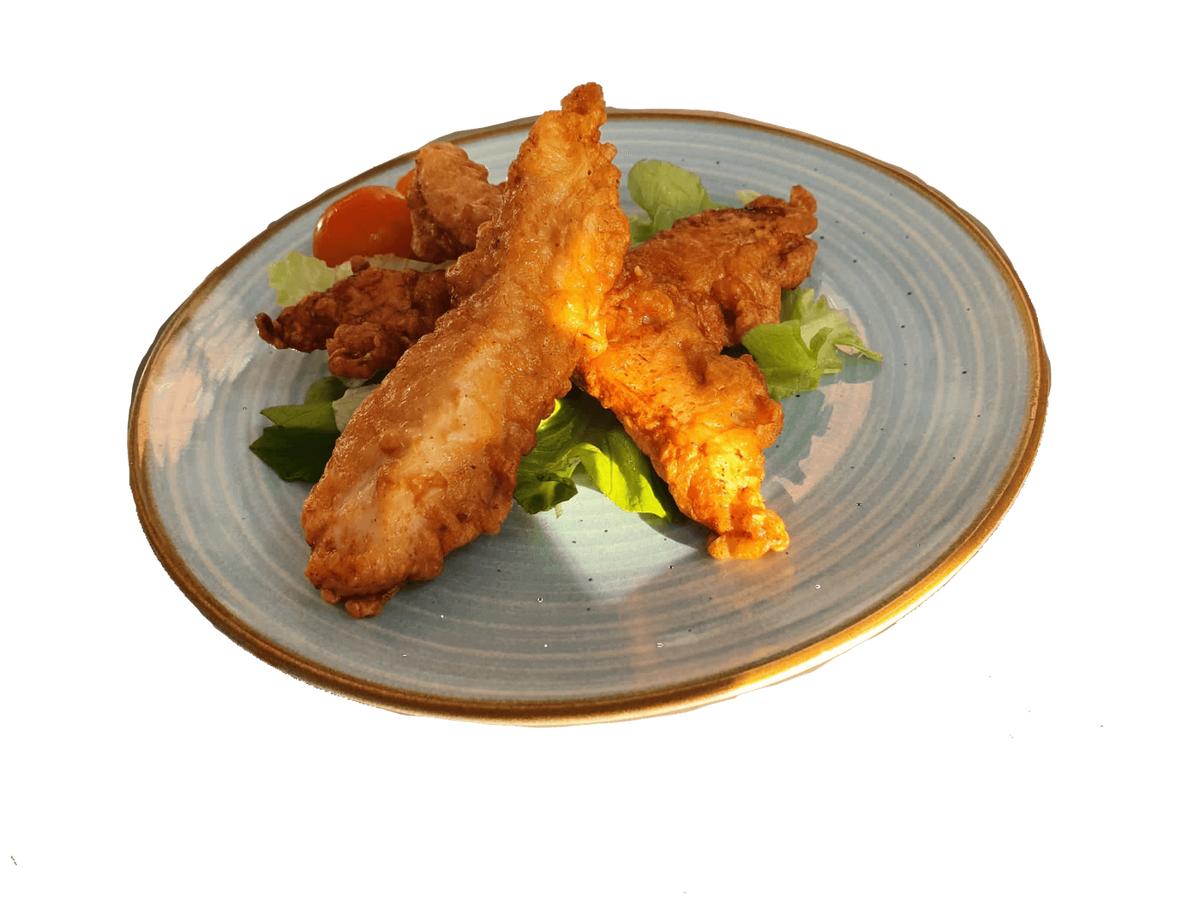 Crispy de Pui cu Sos de Iaurt/Usturoi